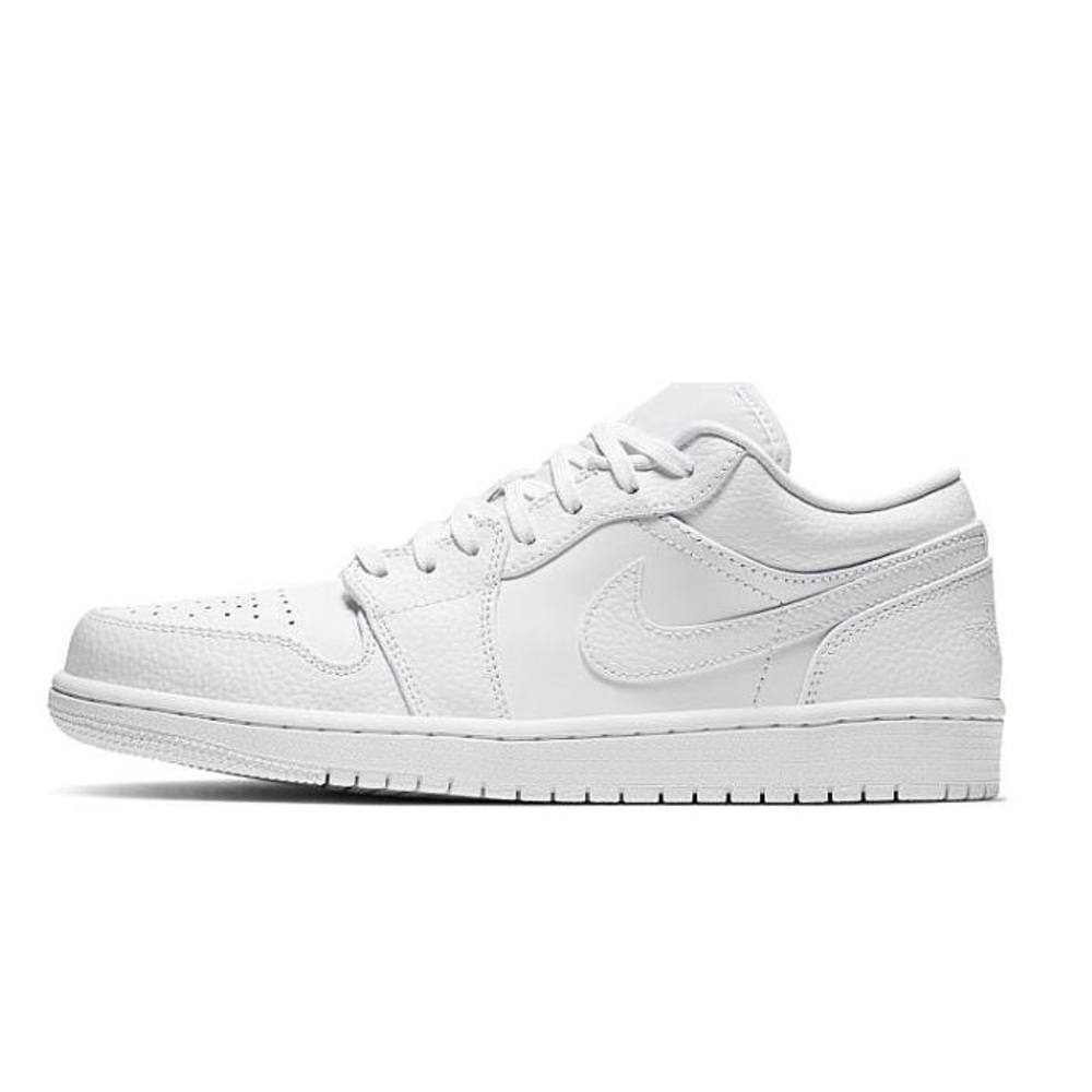 Sz 8 Air Jordan 1 Low Triple White